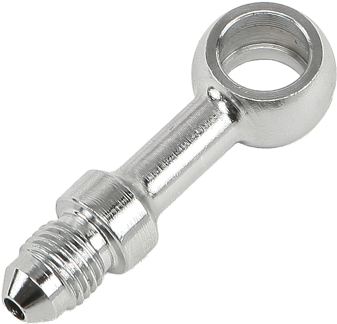 Straight Banjo Chrome 3/8" - Click Image to Close