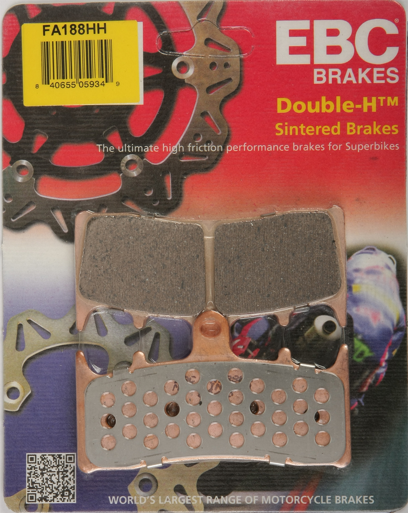 Sintered Double-H Front Brake Pads - Click Image to Close