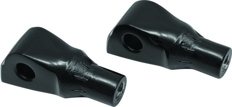 Taper Passenger Peg Adapter Black - Click Image to Close