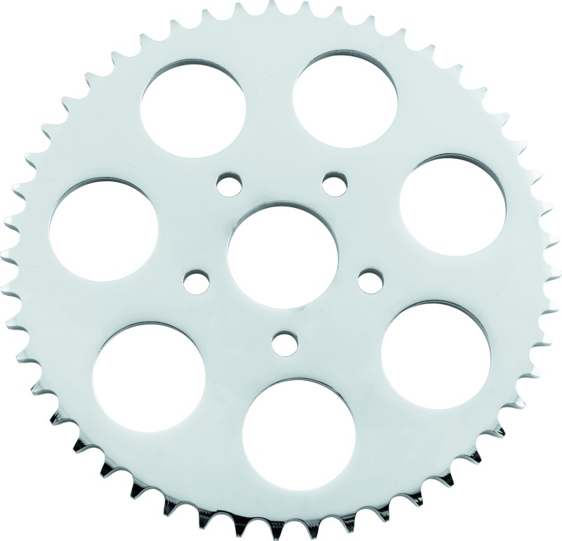 Twin Power 86-92 XL Chrome Disc Brake Rear Sprocket 49 Tooth Flat - Click Image to Close