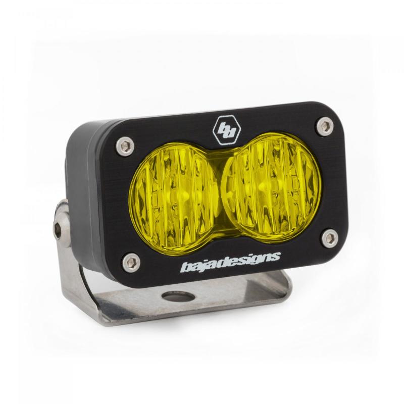 S2 Sport Wide Cornering Pattern LED Work Light - Amber - Click Image to Close