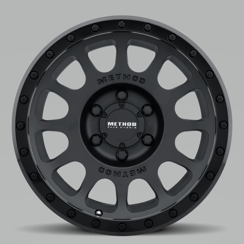 MR305 NV 17x8.5 0mm Offset 6x5.5 108mm CB Double Black Wheel - Click Image to Close