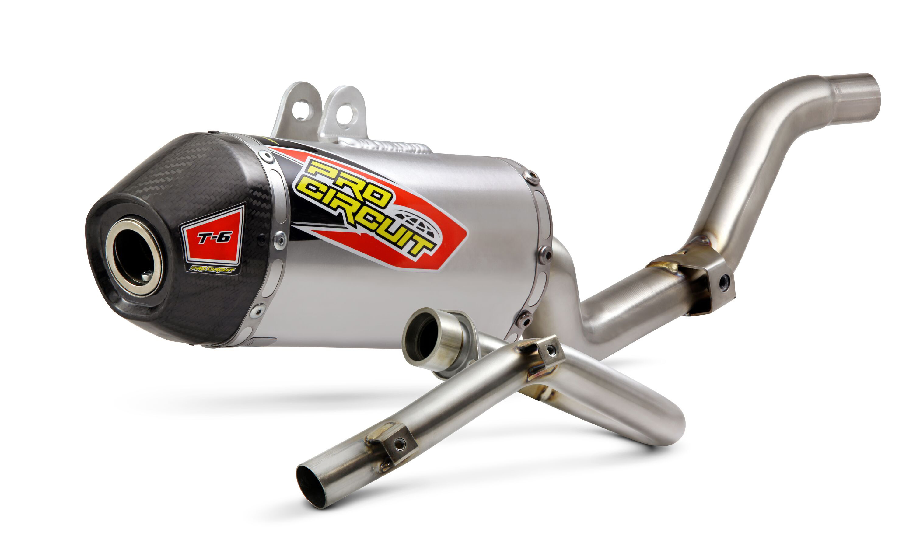 T-6 Aluminum Full Exhaust - For 19-20 Honda CRF250F - Click Image to Close