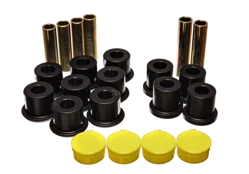 Black Rear Leaf Spring Bushing Se - For 98-03 Dodge Durango 2WD / 00-03 Dodge Durago 4WD - Click Image to Close