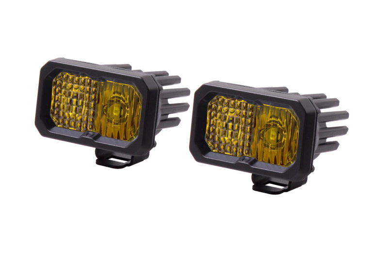 Stage Series 2 In LED Pod Sport - Yellow Combo Standard ABL (Pair) - Click Image to Close