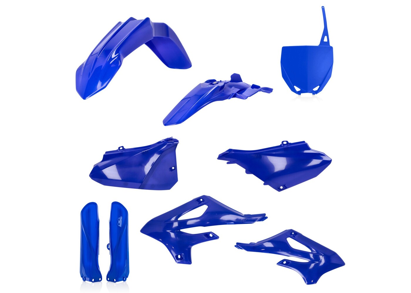 Full Plastic Kit - Blue - For 22-23 Yamaha YZ85 - Click Image to Close