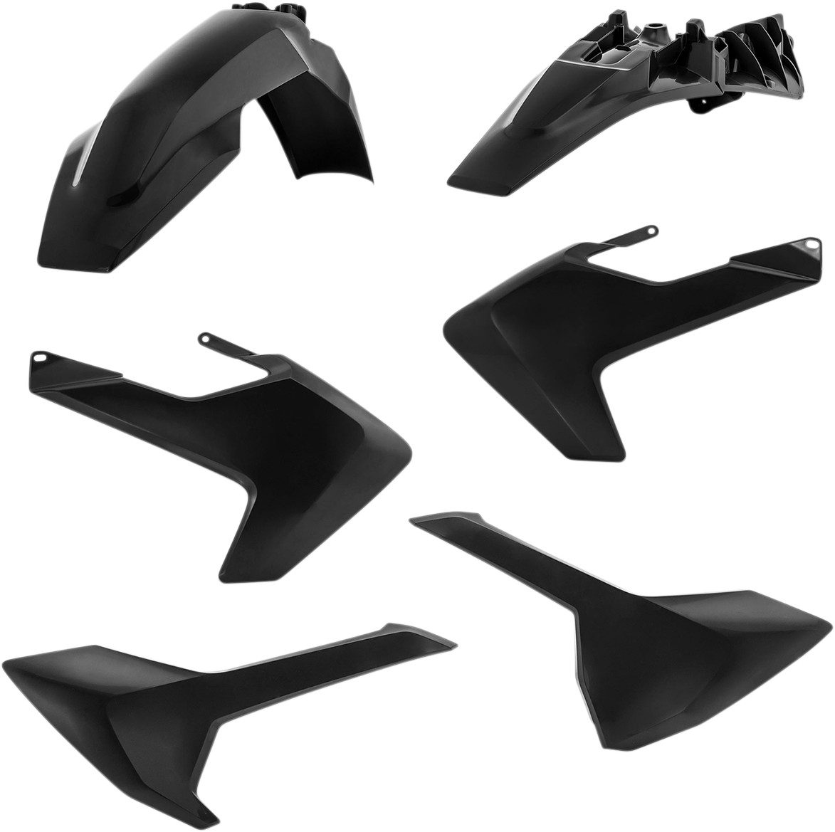 Black Plastic Kit - For Husqvarna TC85 - Click Image to Close