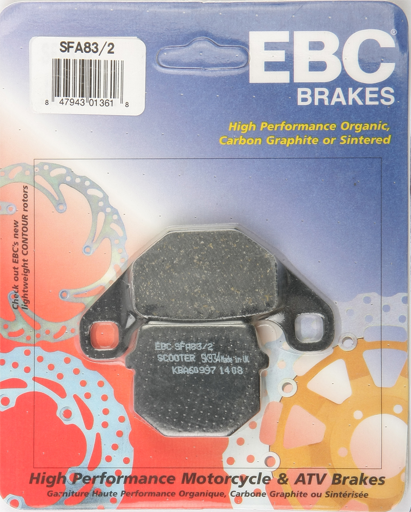 Standard Organic Brake Pads - Click Image to Close