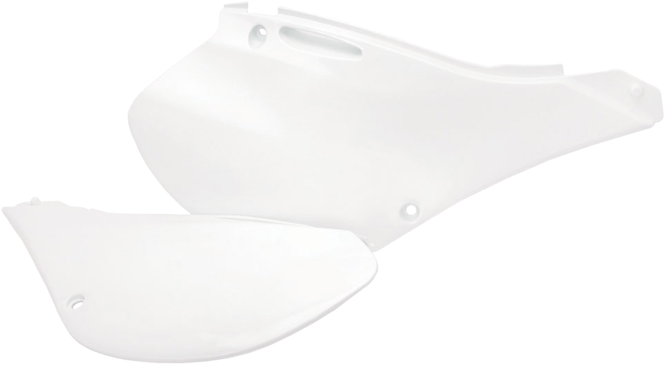 Side Panels - White - For 99-02 Kawasaki KX250 KX125 - Click Image to Close