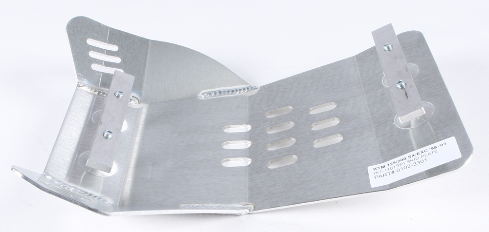 Aluminum Skid Plate - For 98-03 KTM 125-200 - Click Image to Close