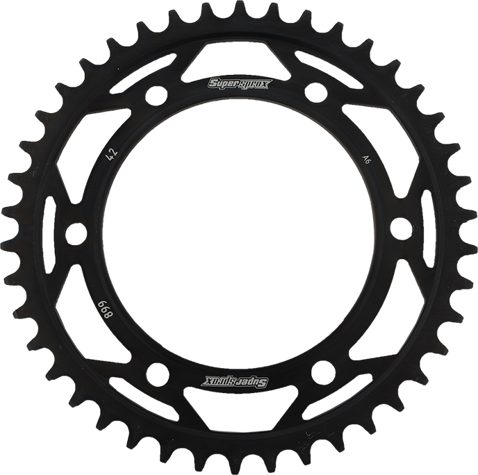 Rear Steel Sprocket 42T - Black - Click Image to Close