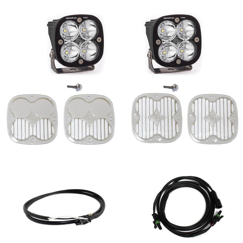 2021+ Ford Bronco A Piller Light Kit Squadron Pro Spot w/Upfitter - Click Image to Close