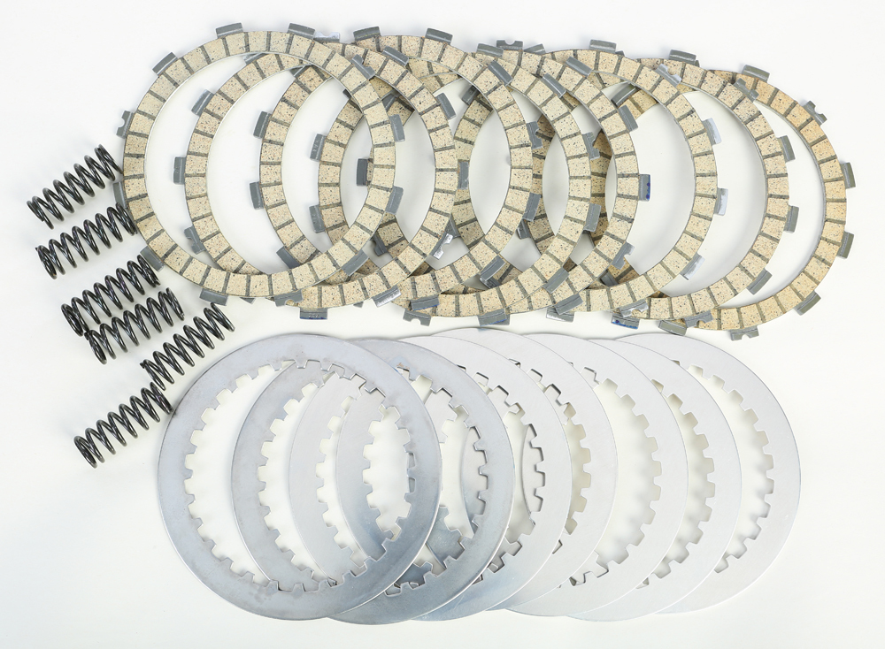 Complete Clutch Plate Set w/Springs - For 97-07 Honda CR250R - Click Image to Close