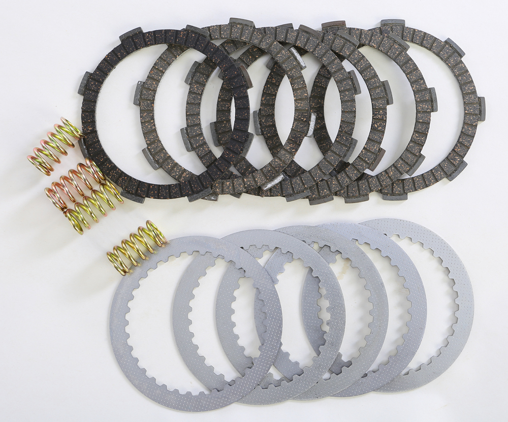 Complete Clutch Plate Set w/Springs - For 98-20 Kawasaki KX - Click Image to Close