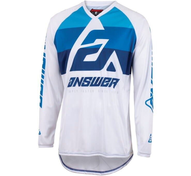 Answer 23 Syncron CC Jersey Blue/White - Medium - Click Image to Close