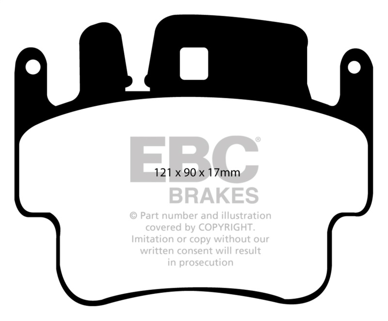 Bluestuff Front Brake Pads - For 98-05 Porsche 911 (996) (Cast Iron Rotor only) 3.4 Carrera 2 - Click Image to Close