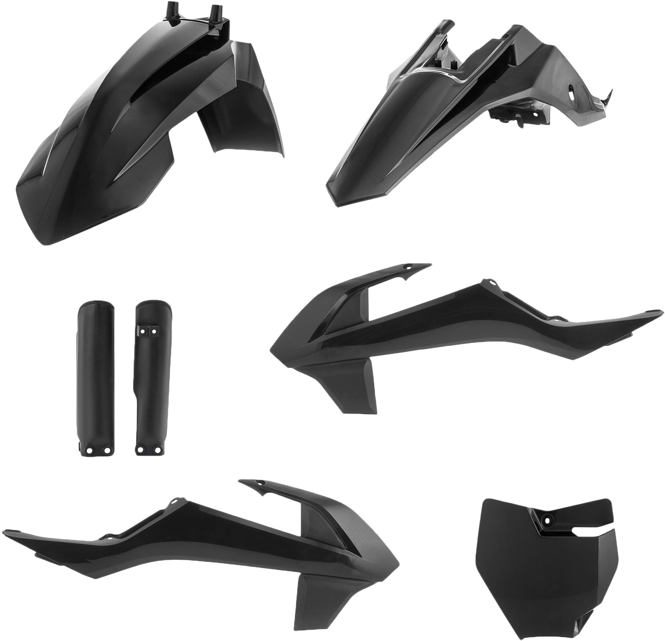 Full Plastic Kit - Black - For 19-23 KTM 65 SX - Click Image to Close