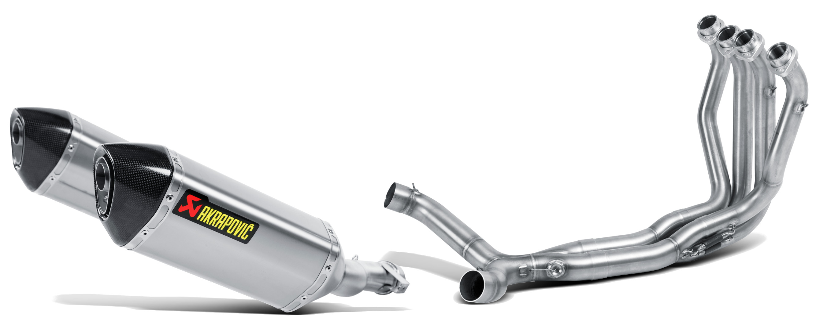 Titanium & Stainless Steel Dual Full Exhaust - For 10-13 Kawasaki Ninja 1000 / Z1000 - Click Image to Close