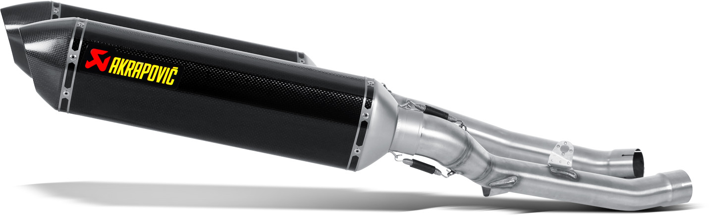 EC Homologated Carbon Fiber Dual Slip On Exhaust - For 08-11 Kawasaki ZX14 - Click Image to Close