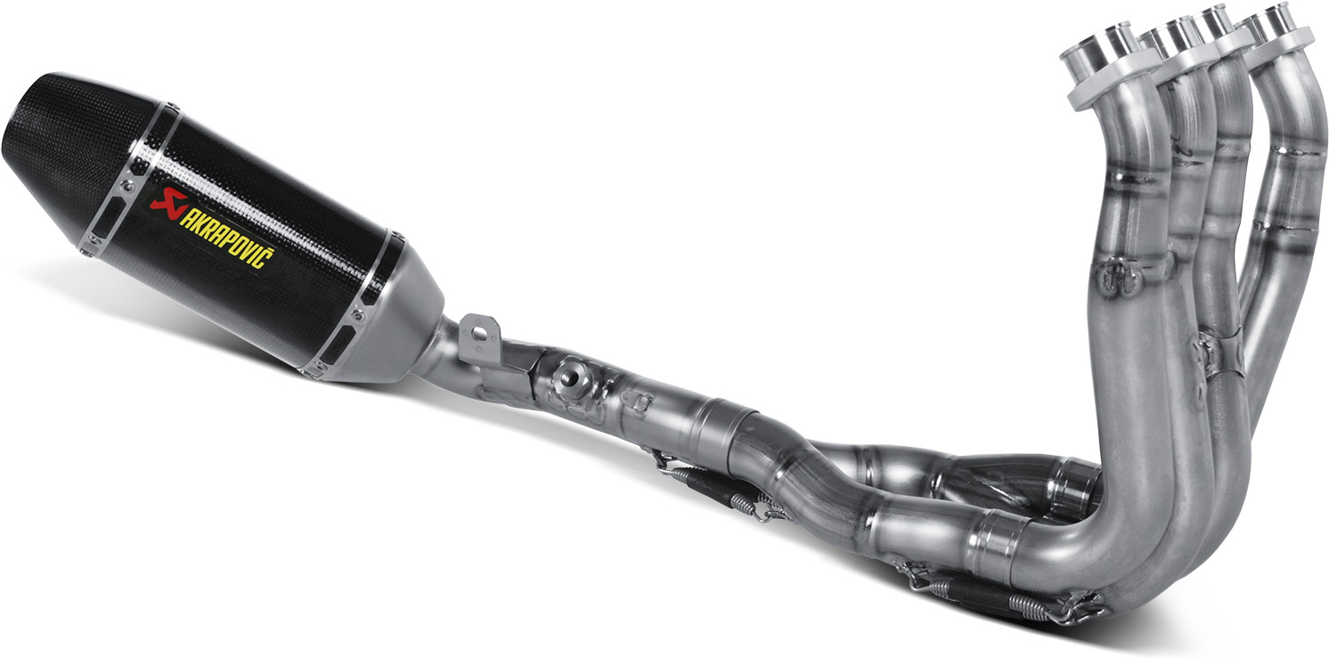 Carbon Fiber Shorty Racing Full Exhaust - For 08-10 Suzuki GSXR600 - Click Image to Close