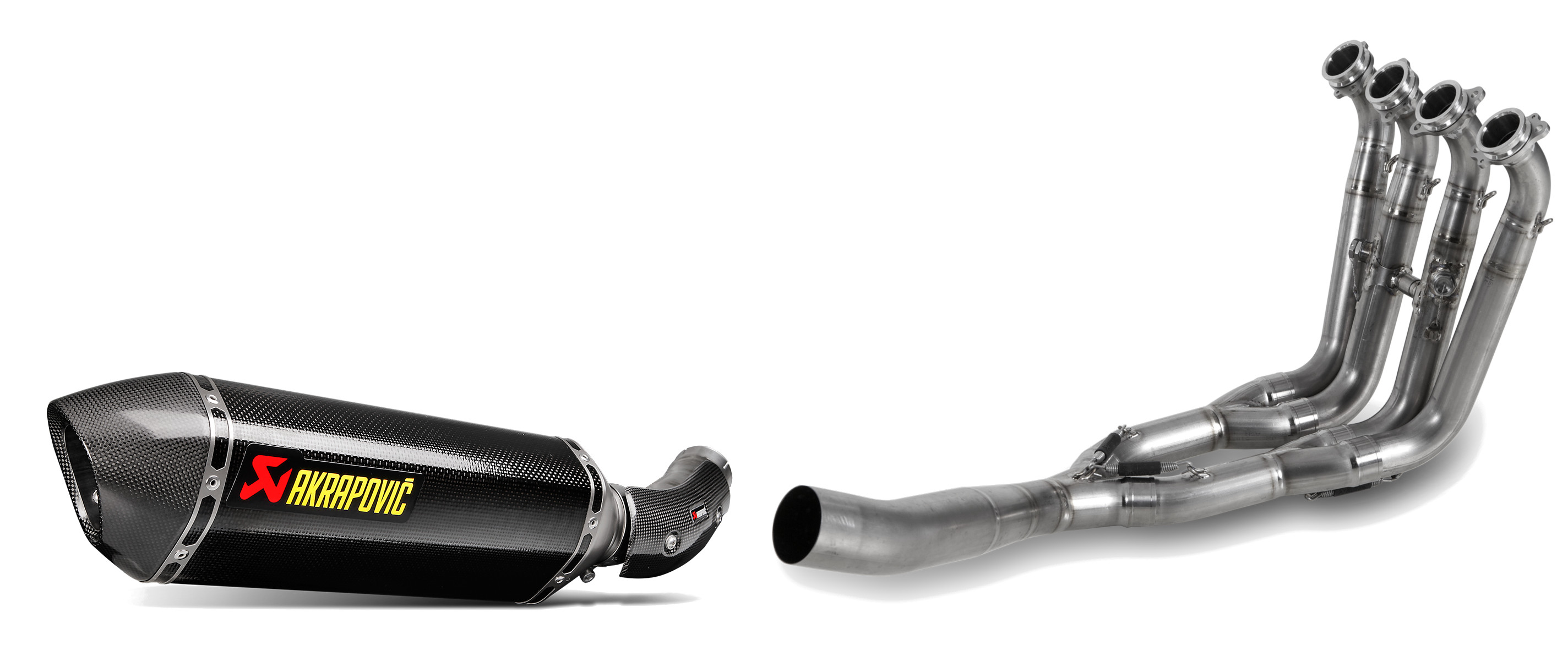 Carbon Fiber Full Exhaust - For 15-16 BMW S1000RR - Click Image to Close