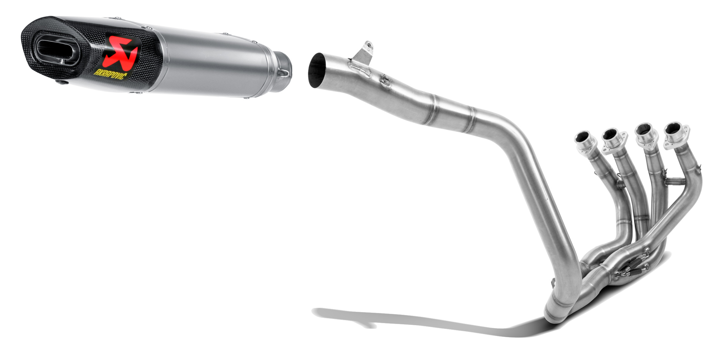 Titanium & Stainless Steel Full Exhaust - For 13-21 Honda CBR600RR - Click Image to Close