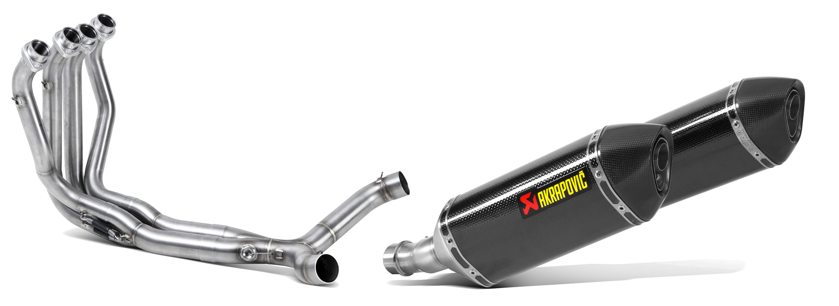 Carbon Fiber Dual Full Exhaust - For 14-16 Kawasaki Ninja 1000 / Z1000 - Click Image to Close