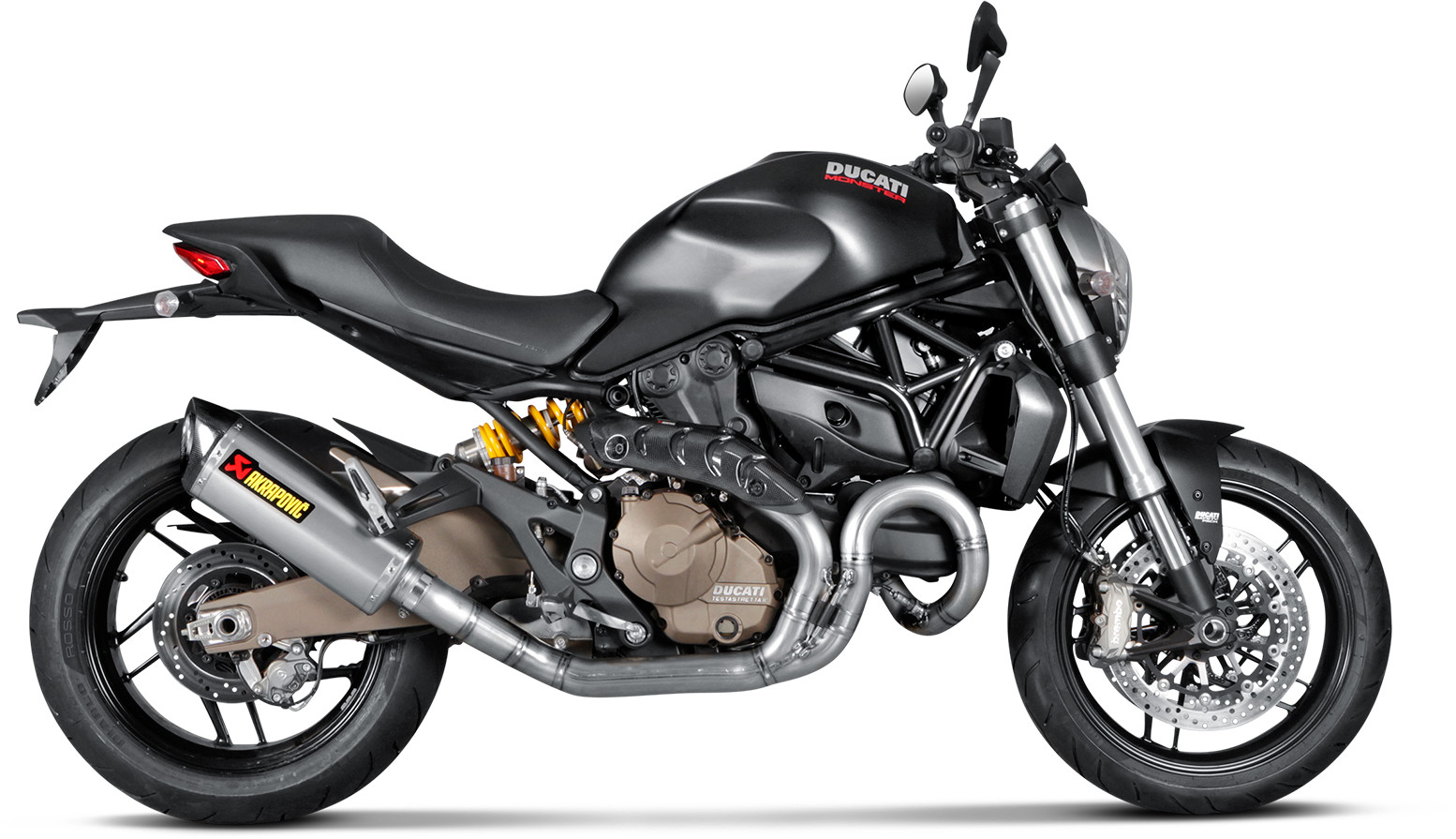 Titanium Full Exhaust - Ducati Monster 1200/S & 821 - Click Image to Close