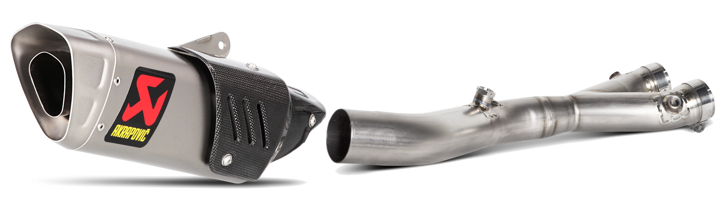 Titanium 3/4 System Slip On Exhaust - For 17-21 Yamaha FZ-10 & MT-10 - Click Image to Close