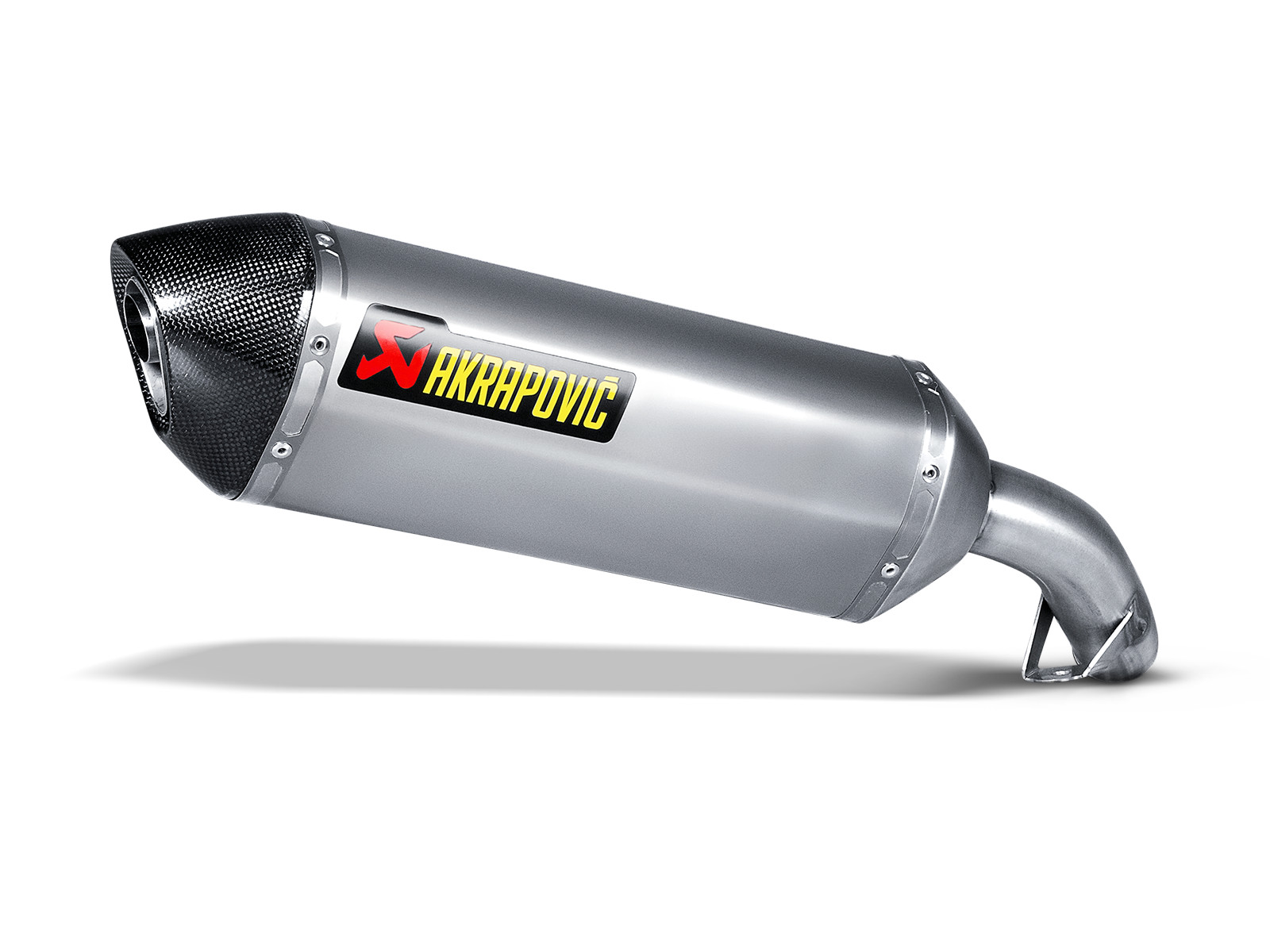 Titanium Slip On Exhaust - For 14-16 Honda VFR800 Interceptor - Click Image to Close