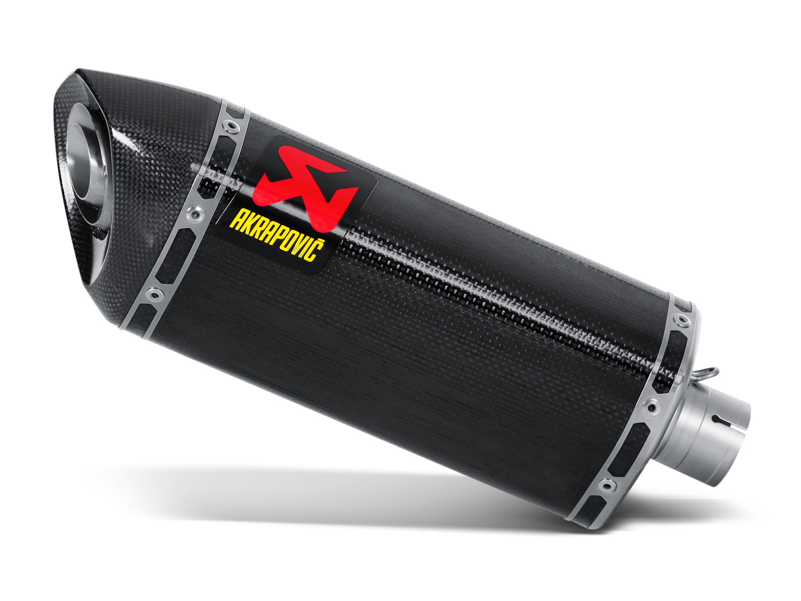 Carbon Fiber EPA Slip On Exhaust - For 08-09 Yamaha R6 - Click Image to Close