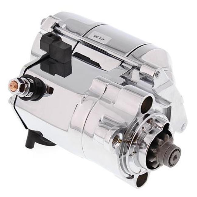 High Torque Sportster Starter 1.4Kw Chrome - Click Image to Close