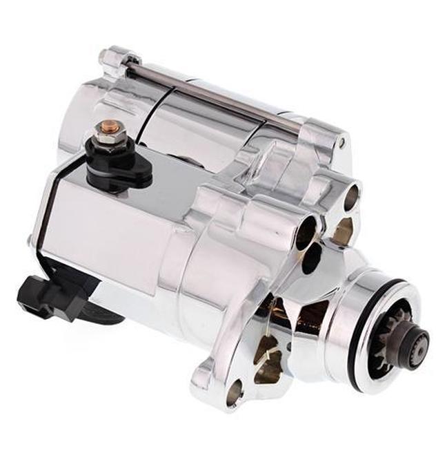 High Torque Starter For 6 Speed Trans 1.4Kw Chrome - H-D Big Twin - Click Image to Close