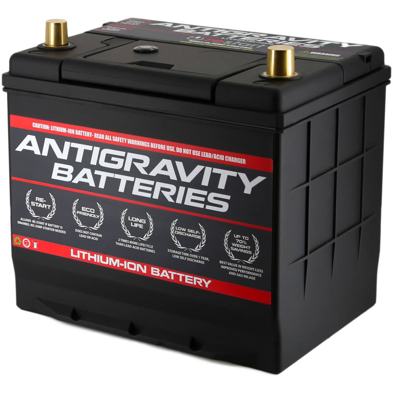 Group 75 Lithium Car Battery w/Re-Start - Click Image to Close