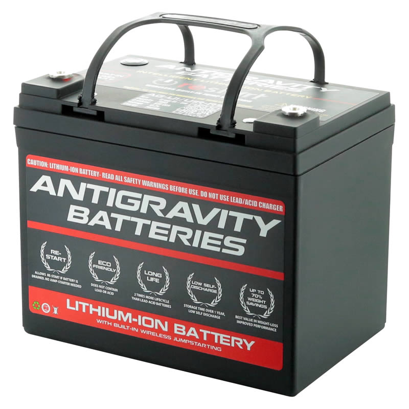 U1R Lithium Auto / UTV Battery With Re-Start - Right Side Positive Terminal - Click Image to Close