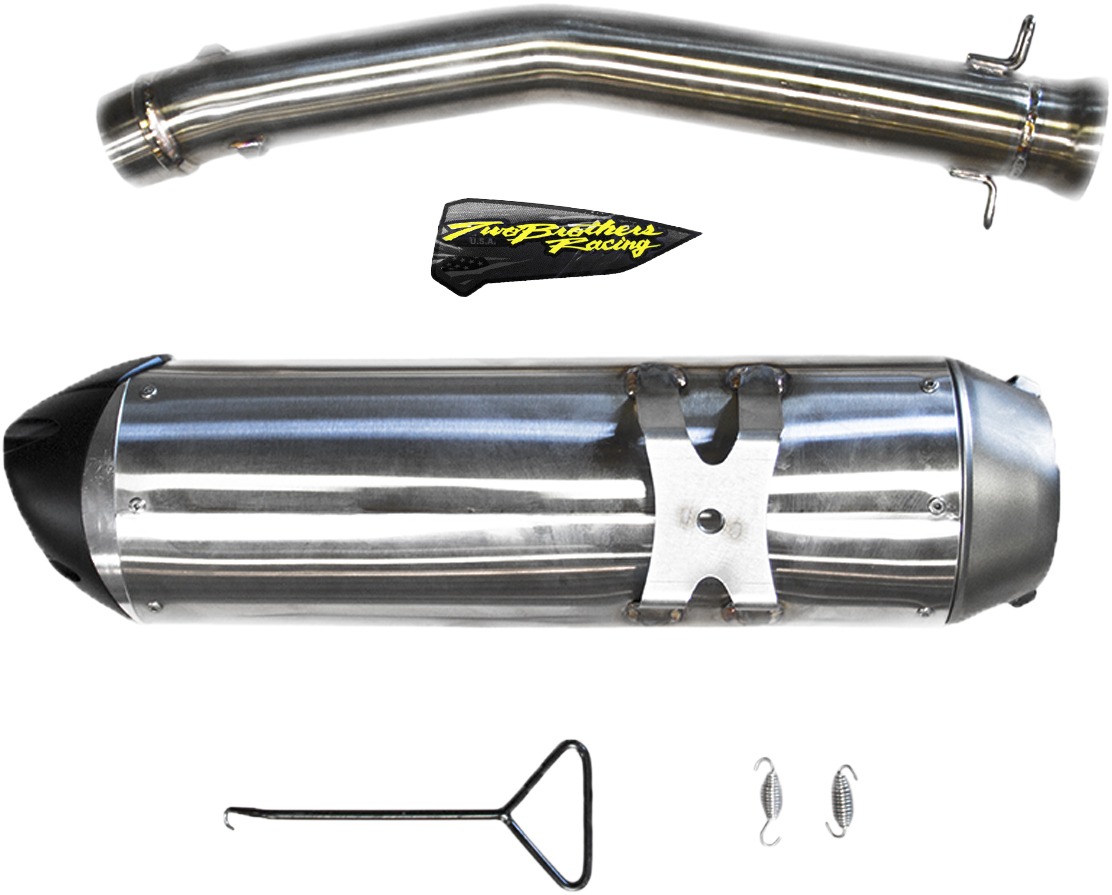 S1R Stainless Steel Slip On Exhaust - For 19-20 Can-Am Ryker - Click Image to Close