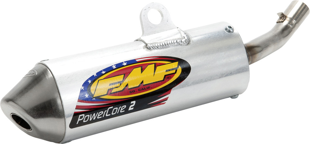 PowerCore 2 Slip On Silencer Exhaust - For 01-02 Suzuki RM250 - Click Image to Close