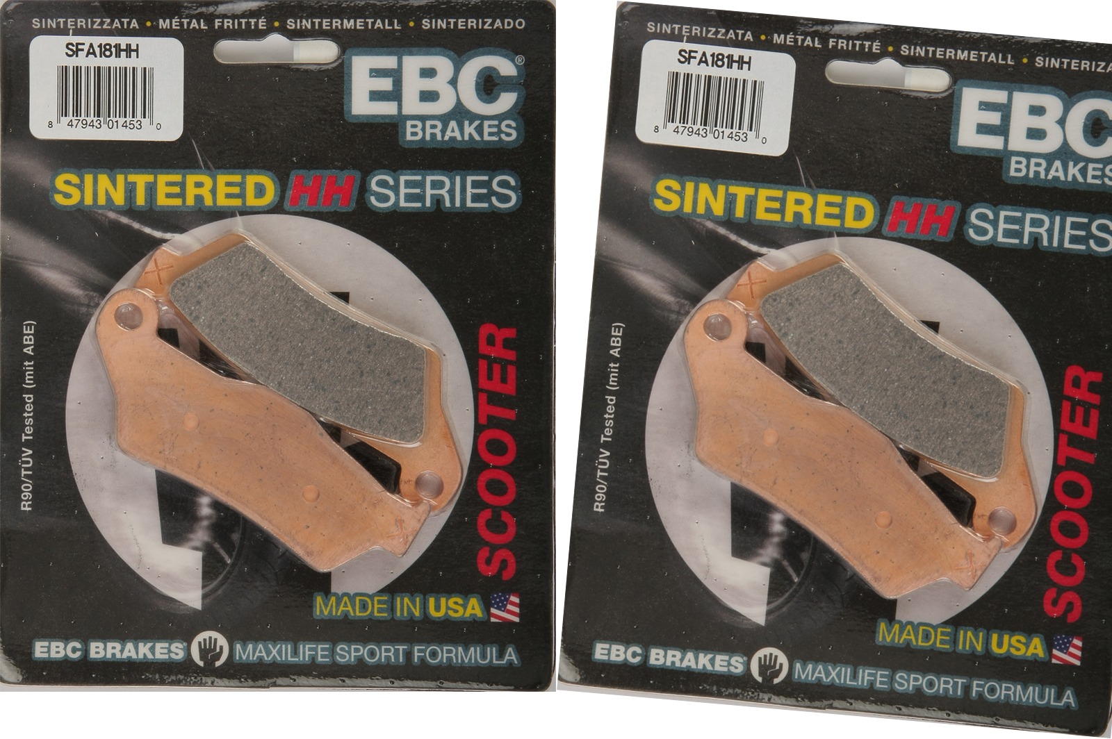 Sintered Double-H Brake Pads Front Set - Click Image to Close