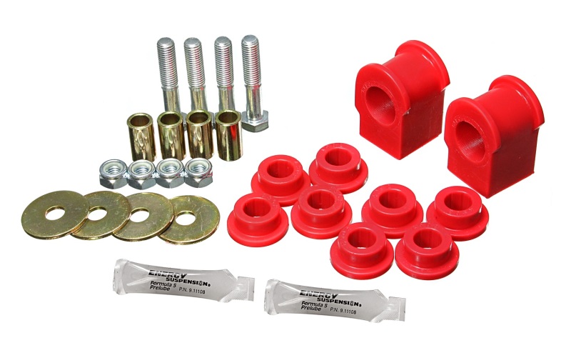 2005-07 Ford F-250/F-350 SD 2/4WD Rear Sway Bar Bushing Set - 1-1/8inch - Red - Click Image to Close