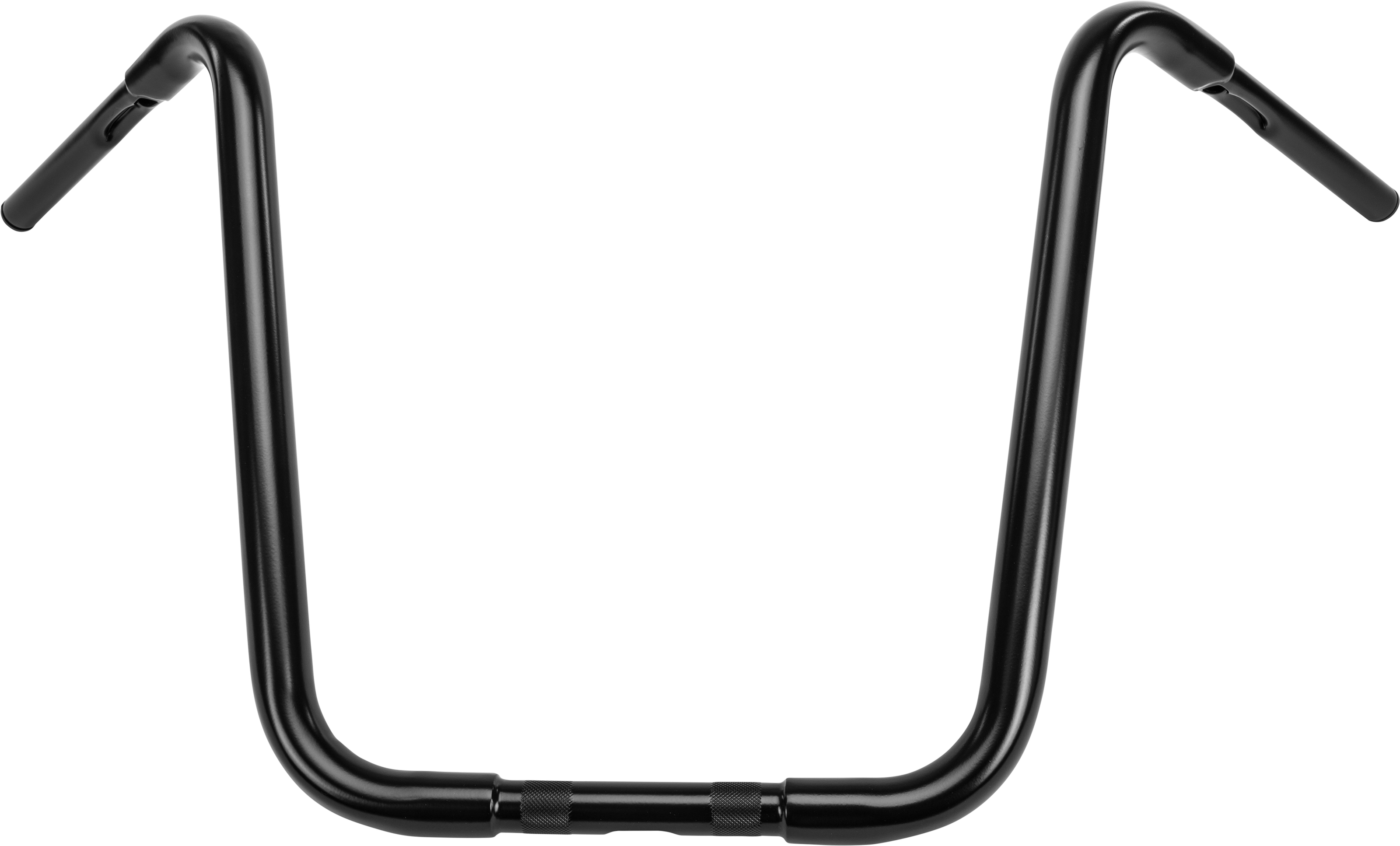 Ape Hanger Handlebar 1.25" - Black - For 06-17 Harley-Davidson - Click Image to Close