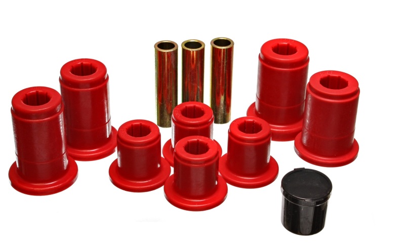 Frt Control Arm Bushing Set - Red - Click Image to Close