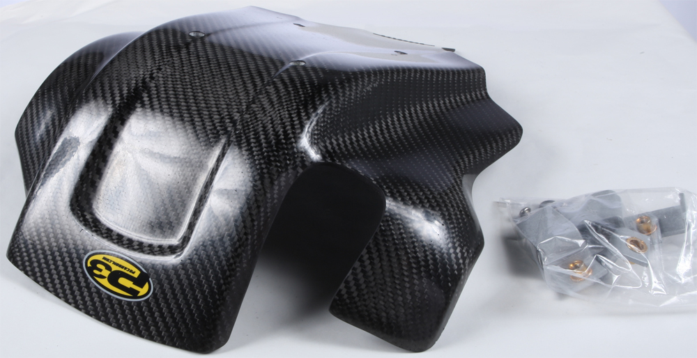 Carbon Fiber Skid Plate - For 06-22 Yamaha YZ250 YZ250X - Click Image to Close