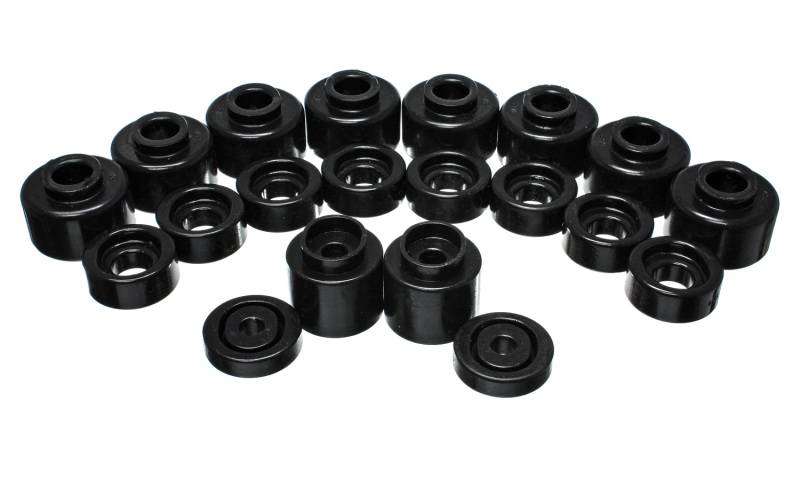 Energy Suspension Body Mount Set - Black - Click Image to Close