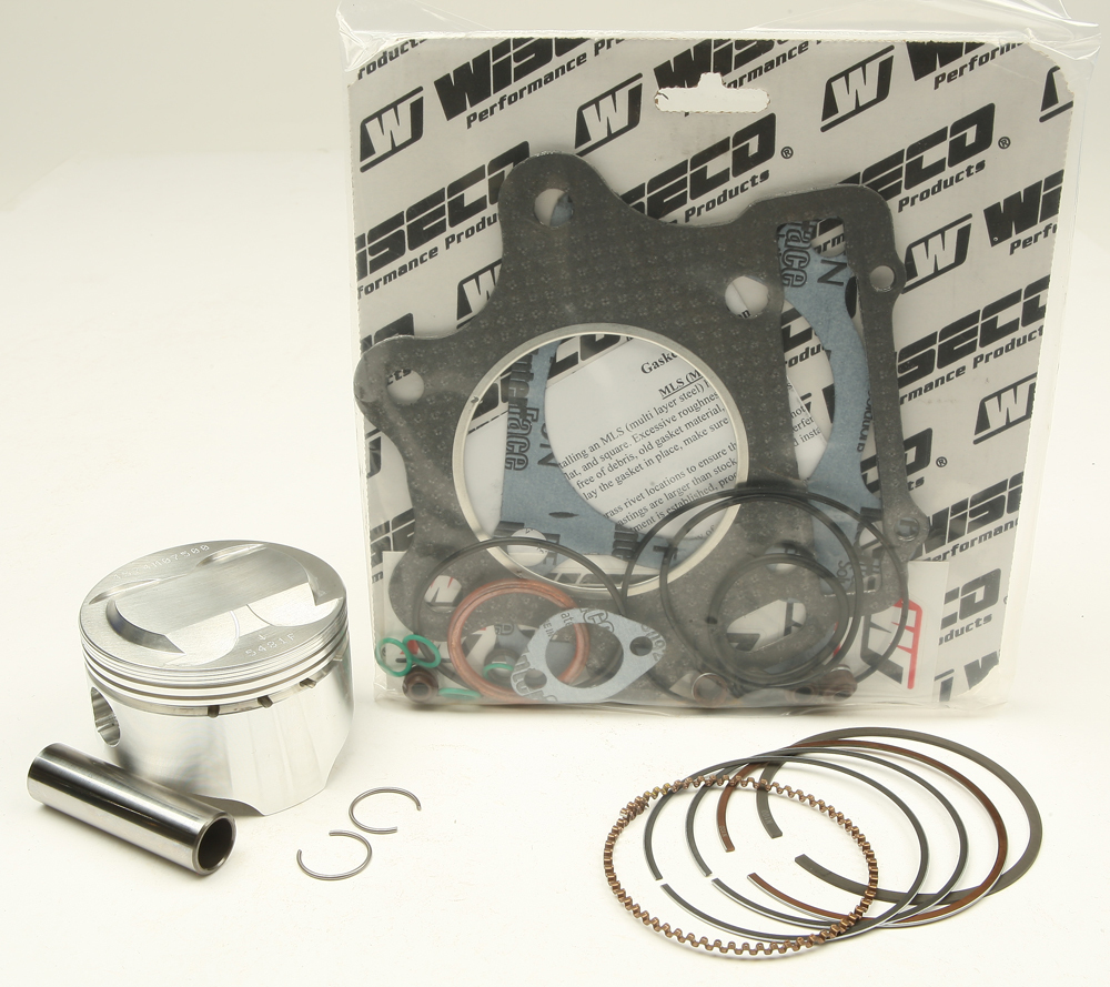 Top End Piston Kit 11:1 Compression - 75.00mm Bore (+1.00mm) - For 93-08 Honda TRX300EX - Click Image to Close