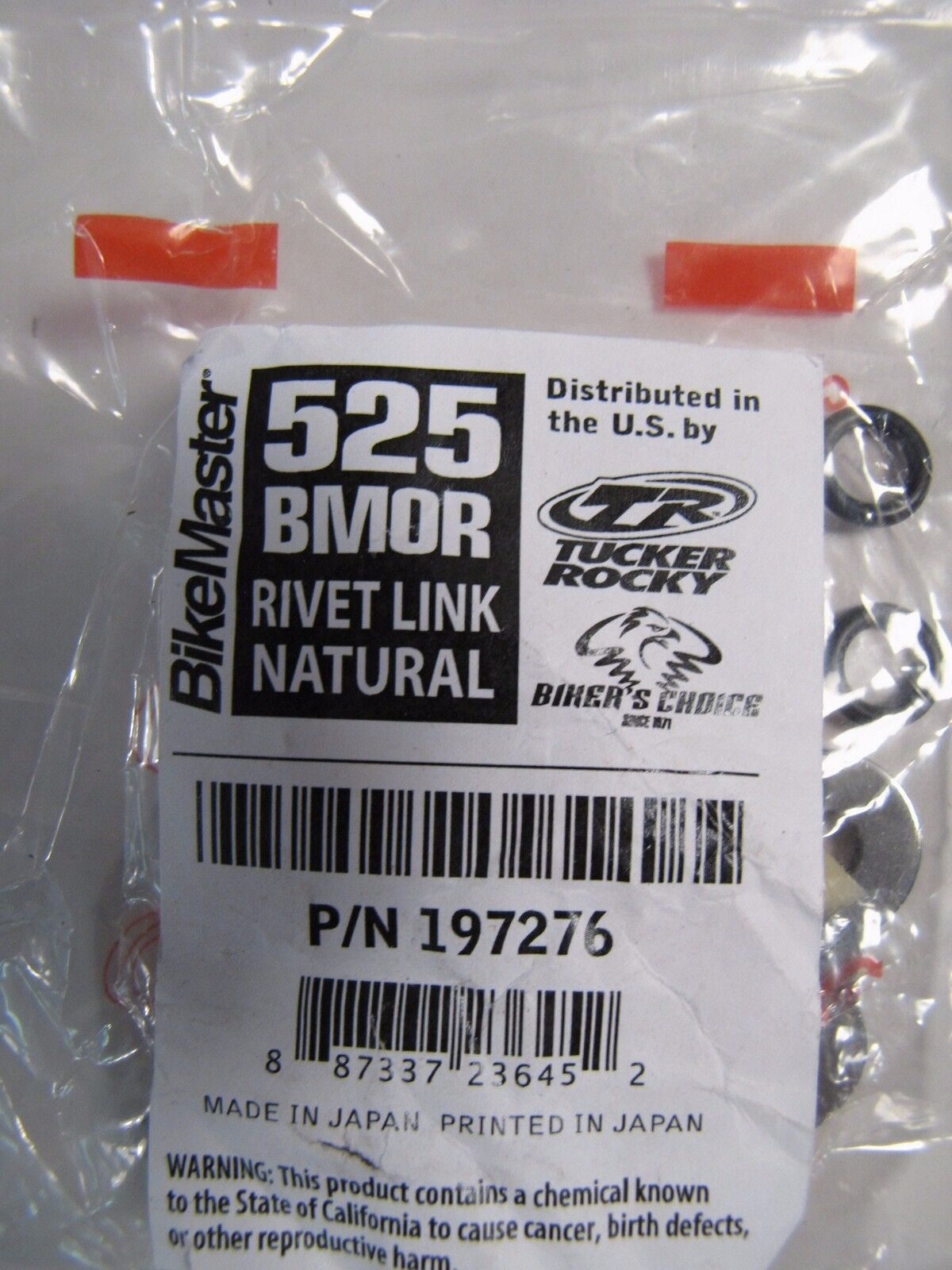 BikeMaster 525 BMOR O-Ring Rivet Link - Click Image to Close