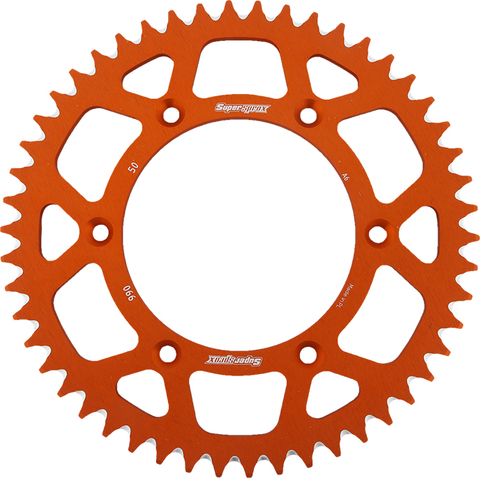 Aluminum Rear Sprocket 50T Orange - Click Image to Close