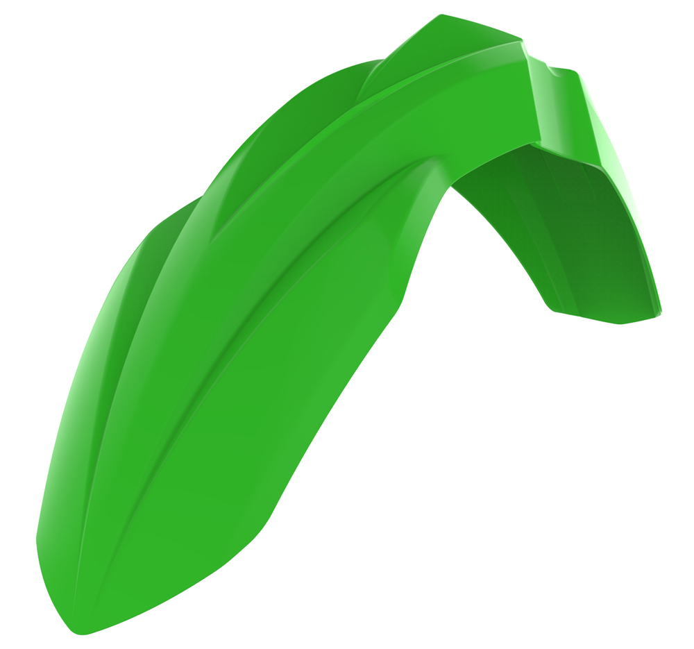 Front Fender - Green - For 17-20 KX250F & 16-21 KX450 - Click Image to Close