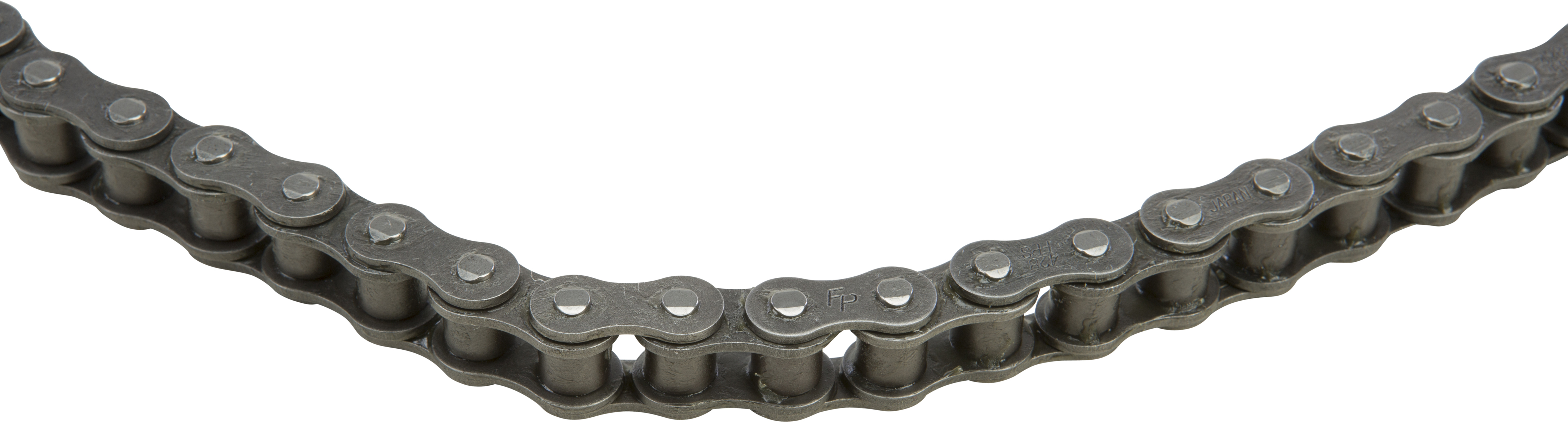 Roller Chain 428 Pitch 25 Ft. Roll w/ Clip Master Links - Click Image to Close