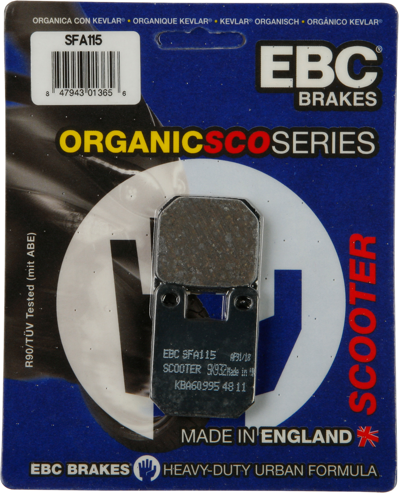 Standard Organic Brake Pads - Click Image to Close