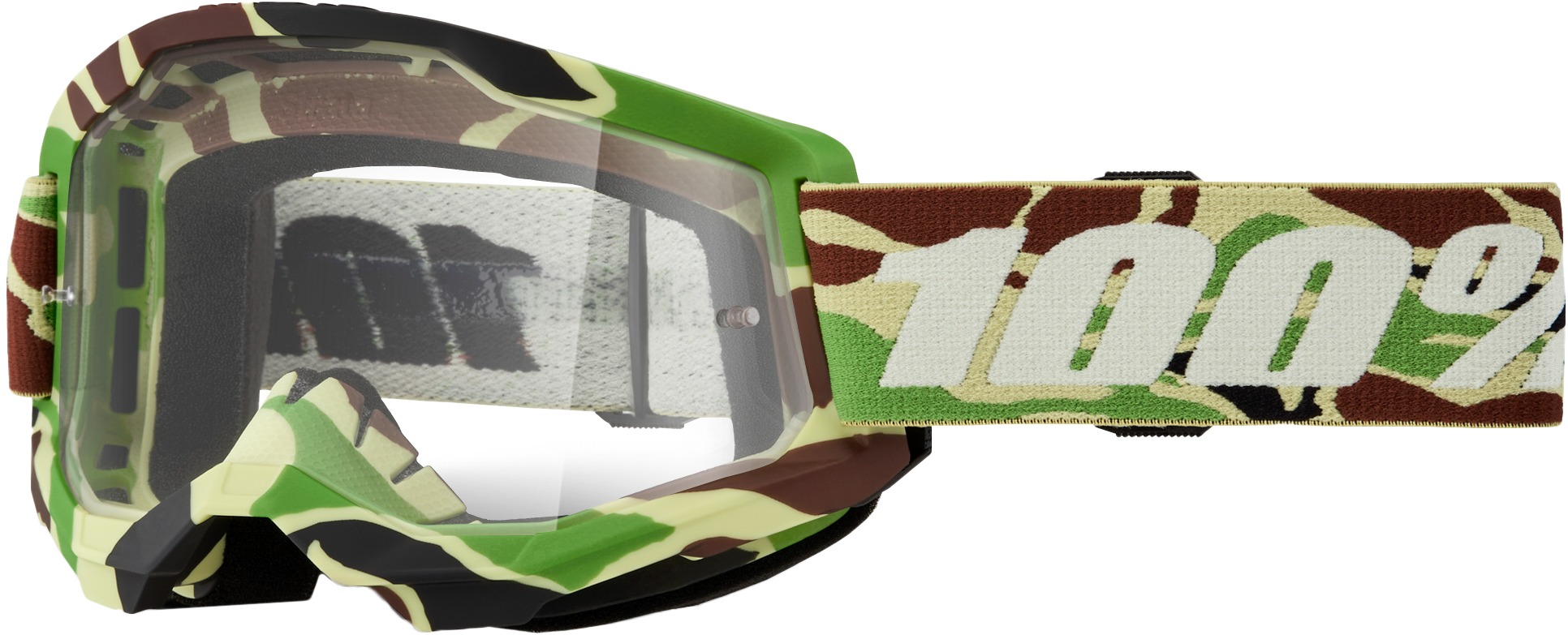 Strata 2 War Camo Goggles - Clear Lens - Click Image to Close